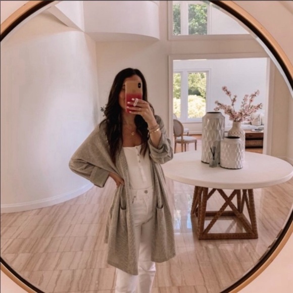 DONNI Ribbed Sweater Coat Cardigan - Picture 9 of 16